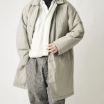 気温に応じて着る量を増やしても、動きやすさとシルエットは担保されるので、気軽にレイヤードをしやすい