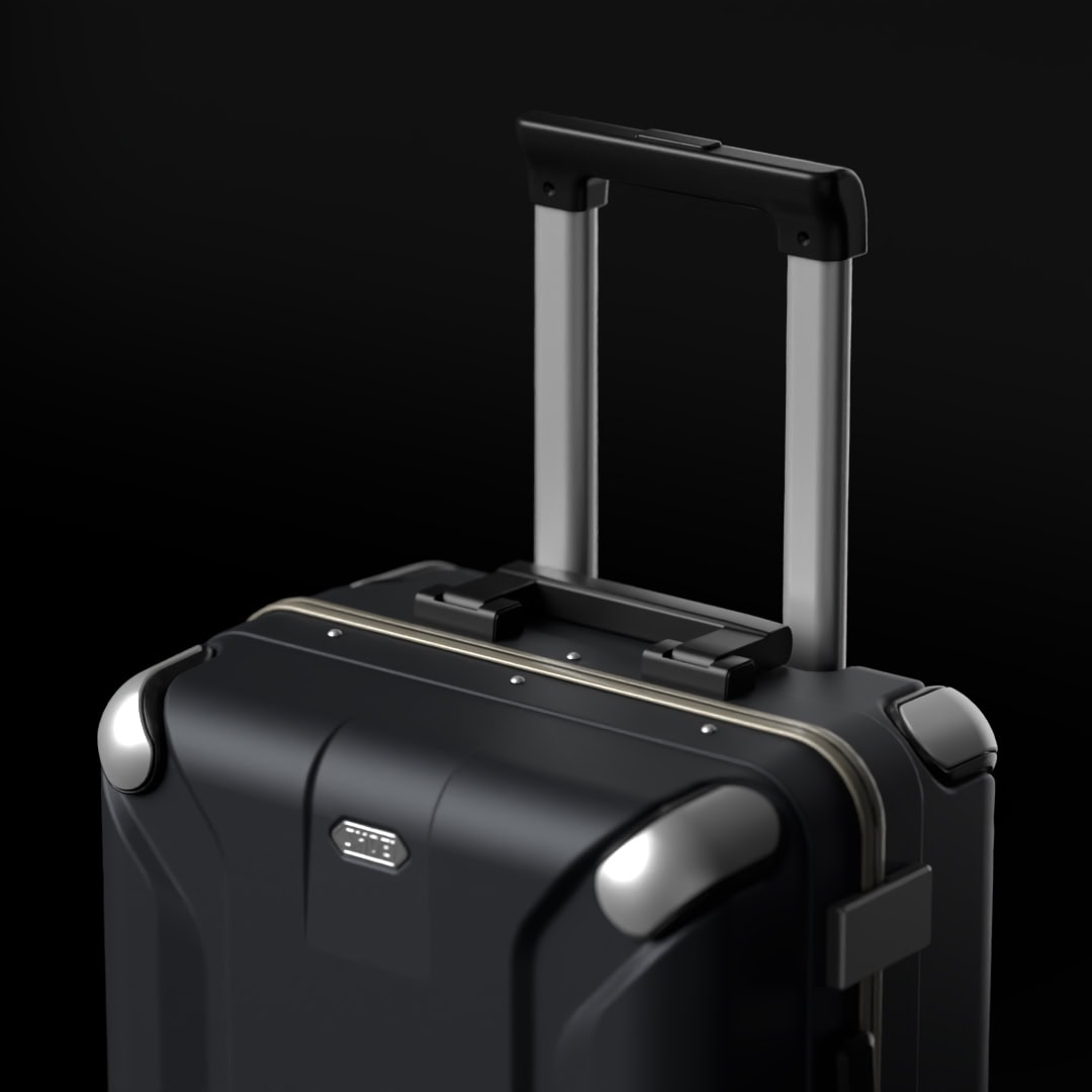 ユーザーの身長やシーンに合わせて最適な高さに調整可能な多段階調整キャリーバー