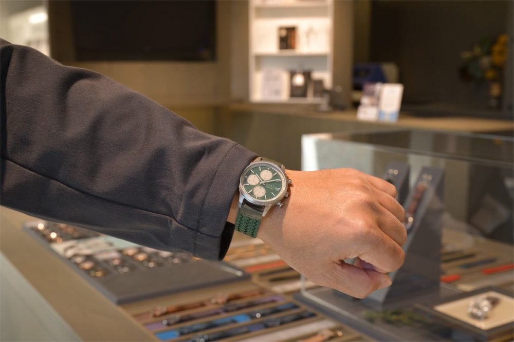 トレンドのグリーンで構成