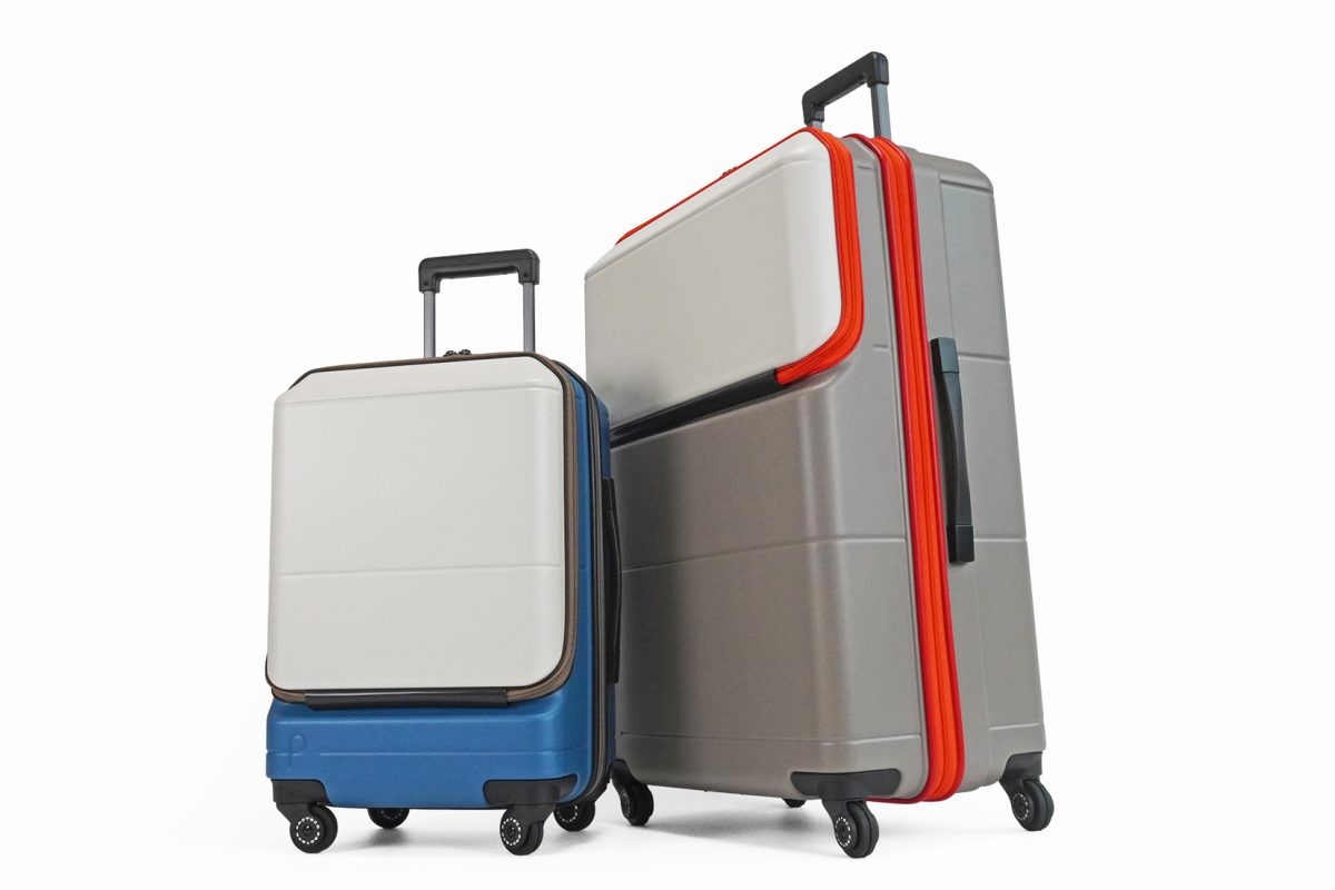 プロテカ「ポケットライナー2 カントリーエディション」機内持込¥77,000、預け入れ¥90,200/2色展開(デザートベージュ、オアシスブルー)