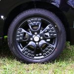ブロックをモチーフにしたホイールデザインでギア感を演出