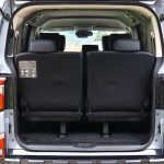 3列目を立てた状態ではミニバンとして標準的なラゲッジスペース