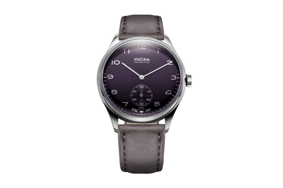 ヴァルカン「グランプリ スモールセコンド パープル」¥253,000/自動巻/39㎜径/パワーリザーブは約40時間/50m防水