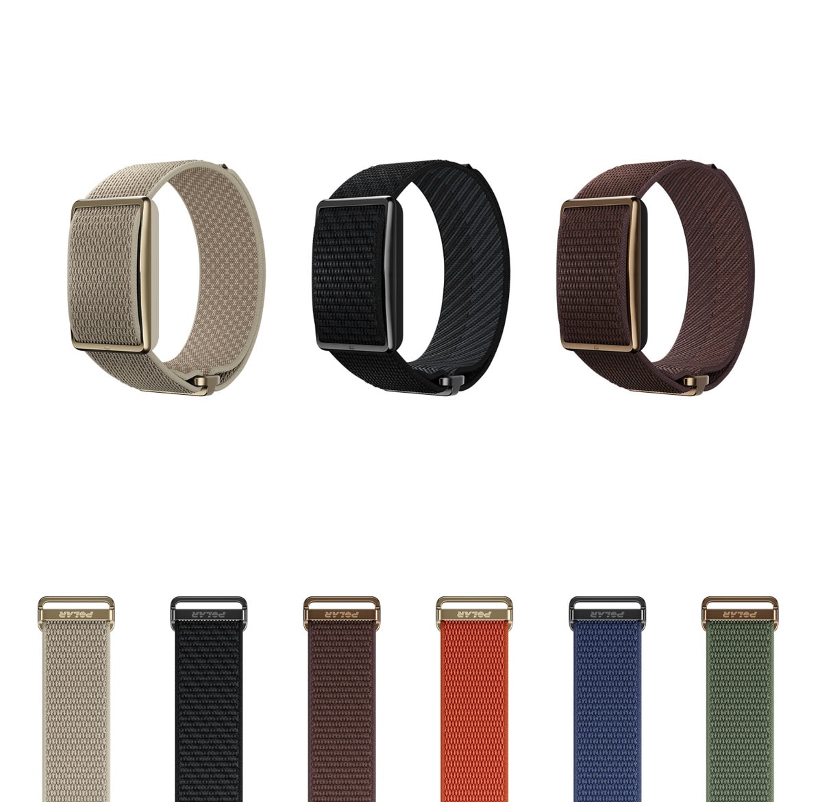 本体は3色、リストバンドは6色展開で、手首周り13.5〜19cmのSMと手首周り16〜23cm MLの2サイズに対応