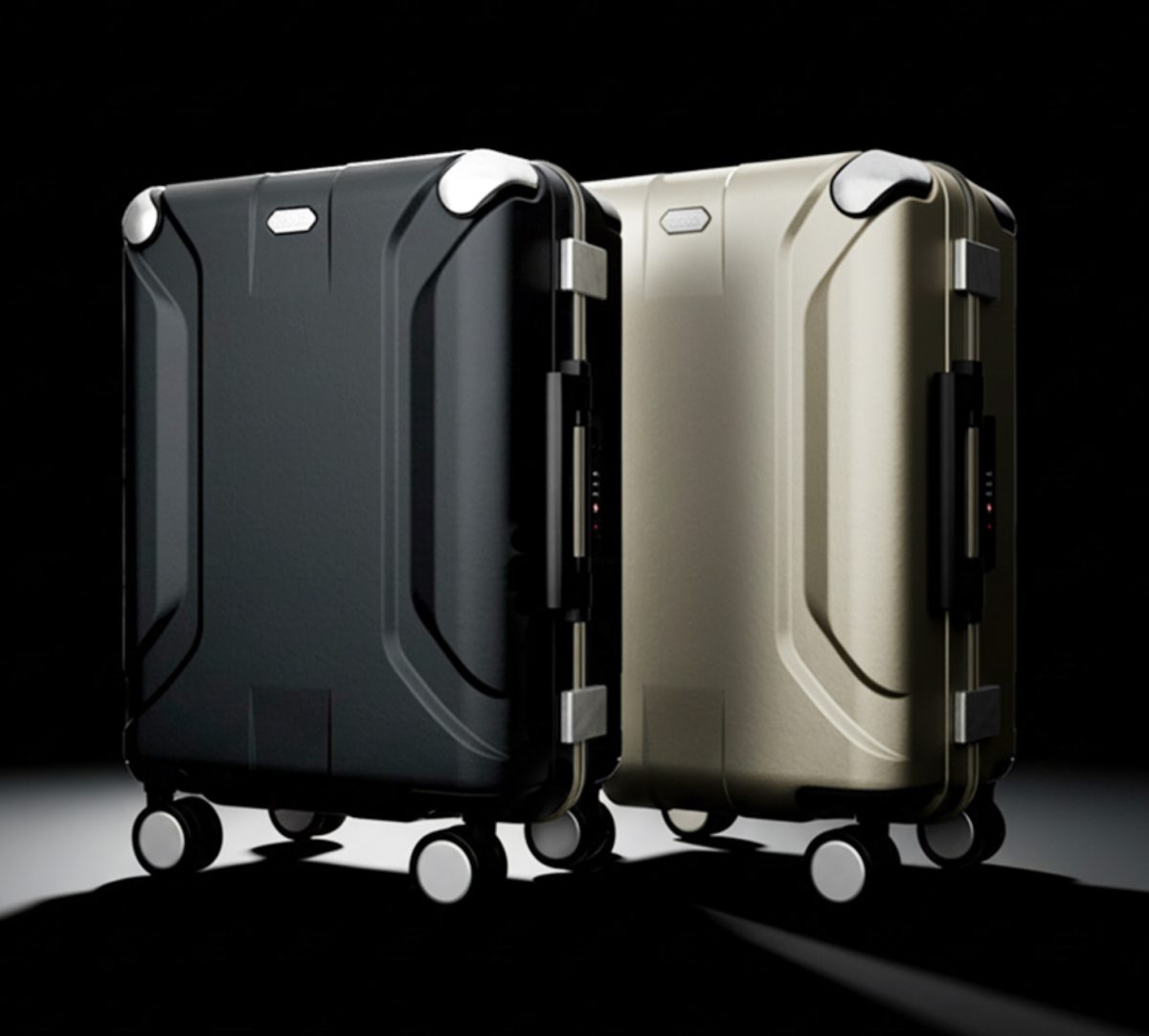 カラーはシャンパンゴールドとチャコールグレーの２種類