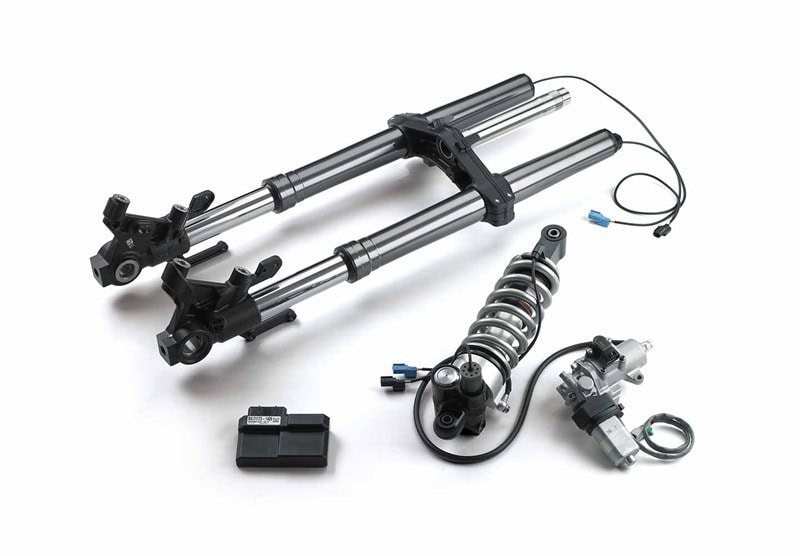 荒れた路面において衝撃を吸収し、快適な走行を叶える長いストロークを持つサスペンション