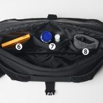 メイン荷室には3つの仕分けポケットがある