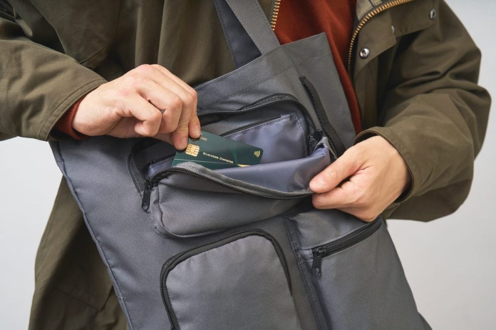 このバッグ1つで買い物に出かけられる