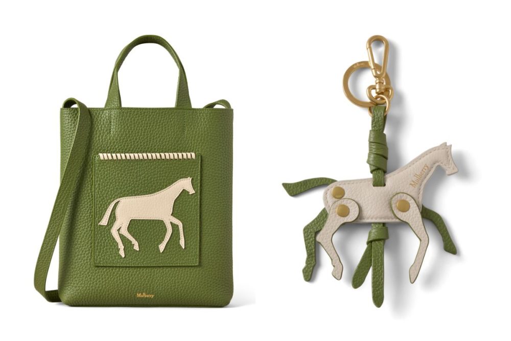【ゲン担ぎの革小物】英マルベリーのニューイヤコレクションは西イングランドの丘陵に刻まれた古代のチョークホースに着想