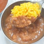 3種類ともスパイスが効いているので、ターメリックライスにもよく合いま