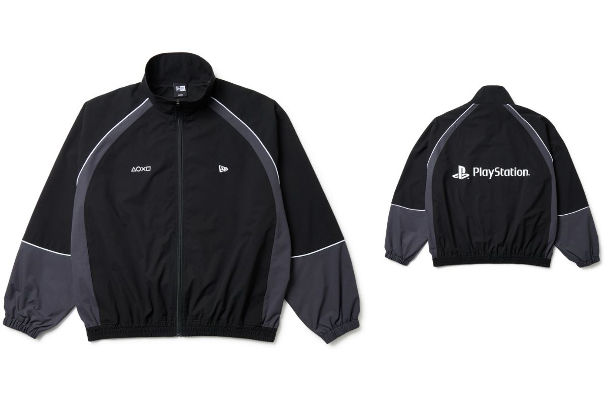 ニューエラ「オーバーサイズド パイピング トラックジャケット PlayStation プレイステーション」¥12,100