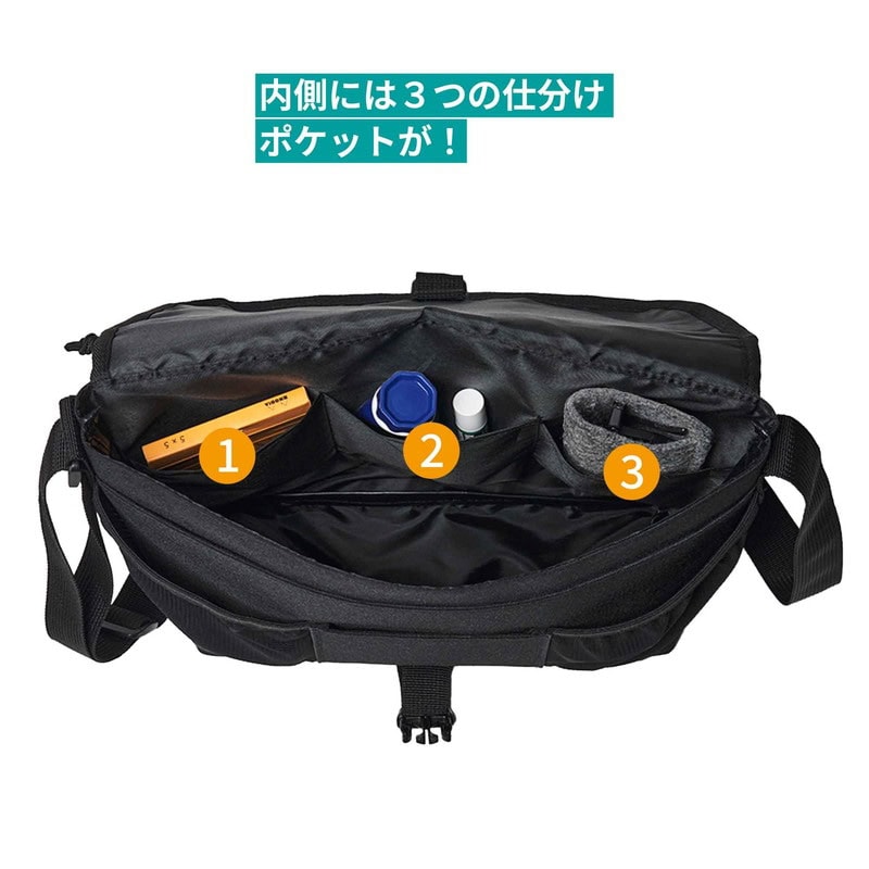 【破格の1500円以下！】PCも入る！シャカの多収納ショルダーバッグが優秀すぎる！