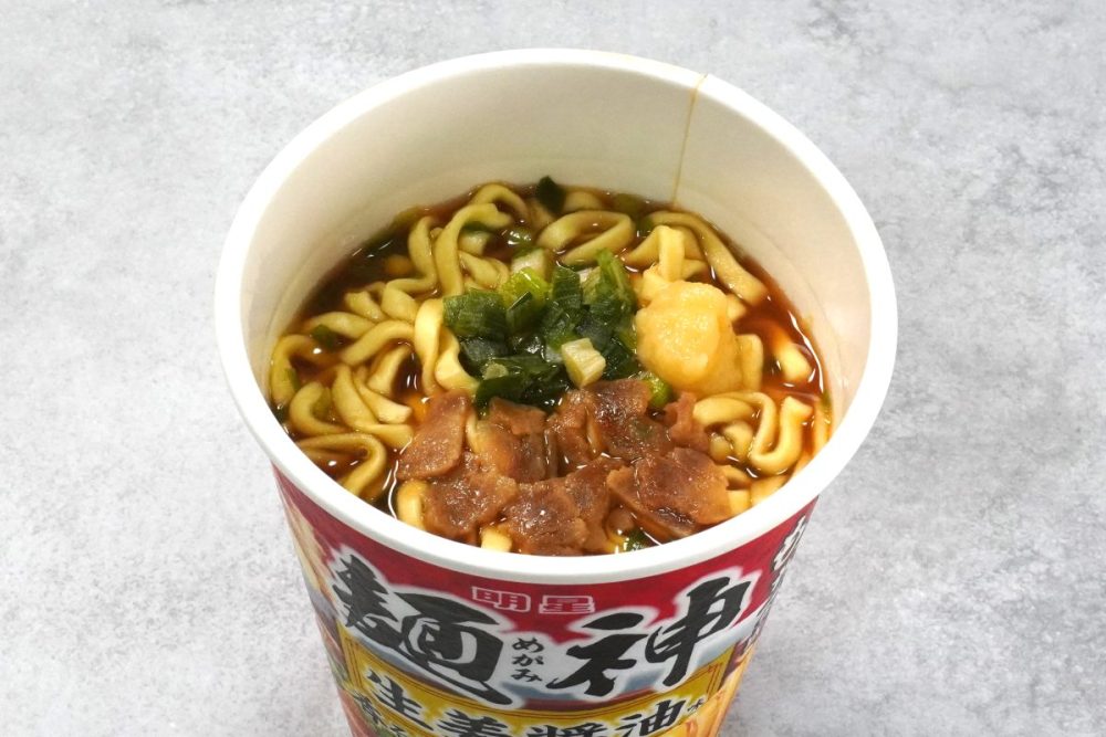 明星食品 明星 麺神カップ 生姜醤油味