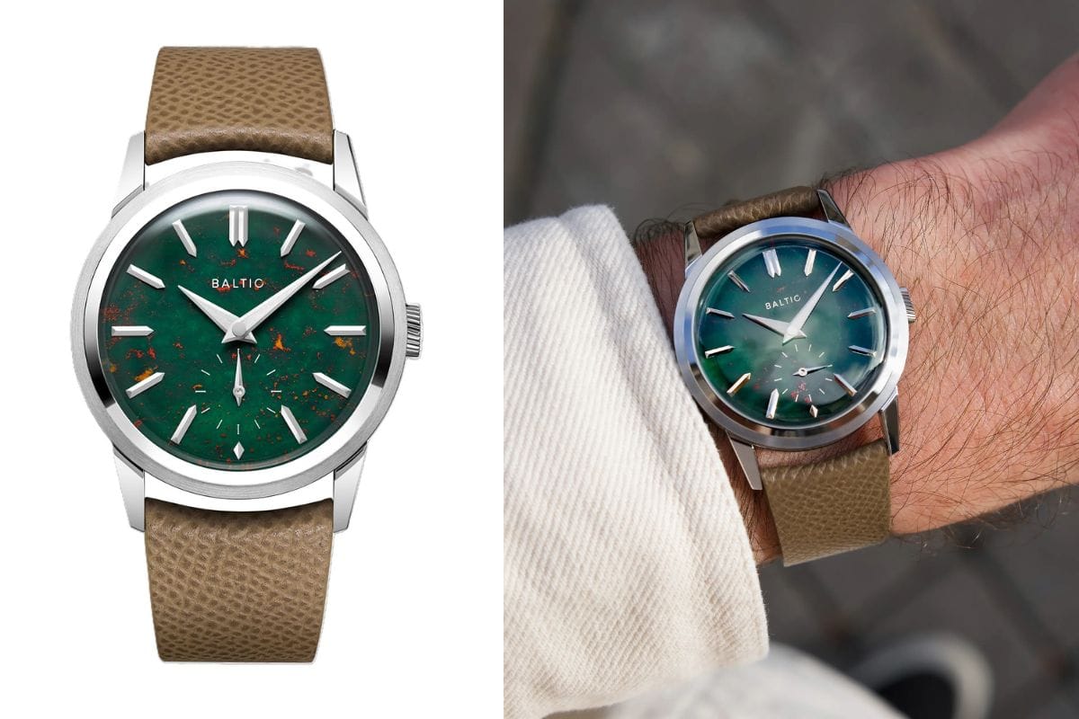 バルチック「プリズミックストーン(BL-Pri-StoneBS-SCC)」¥275,000/手巻/36㎜径/パワーリザーブ約50時間/3気圧防水