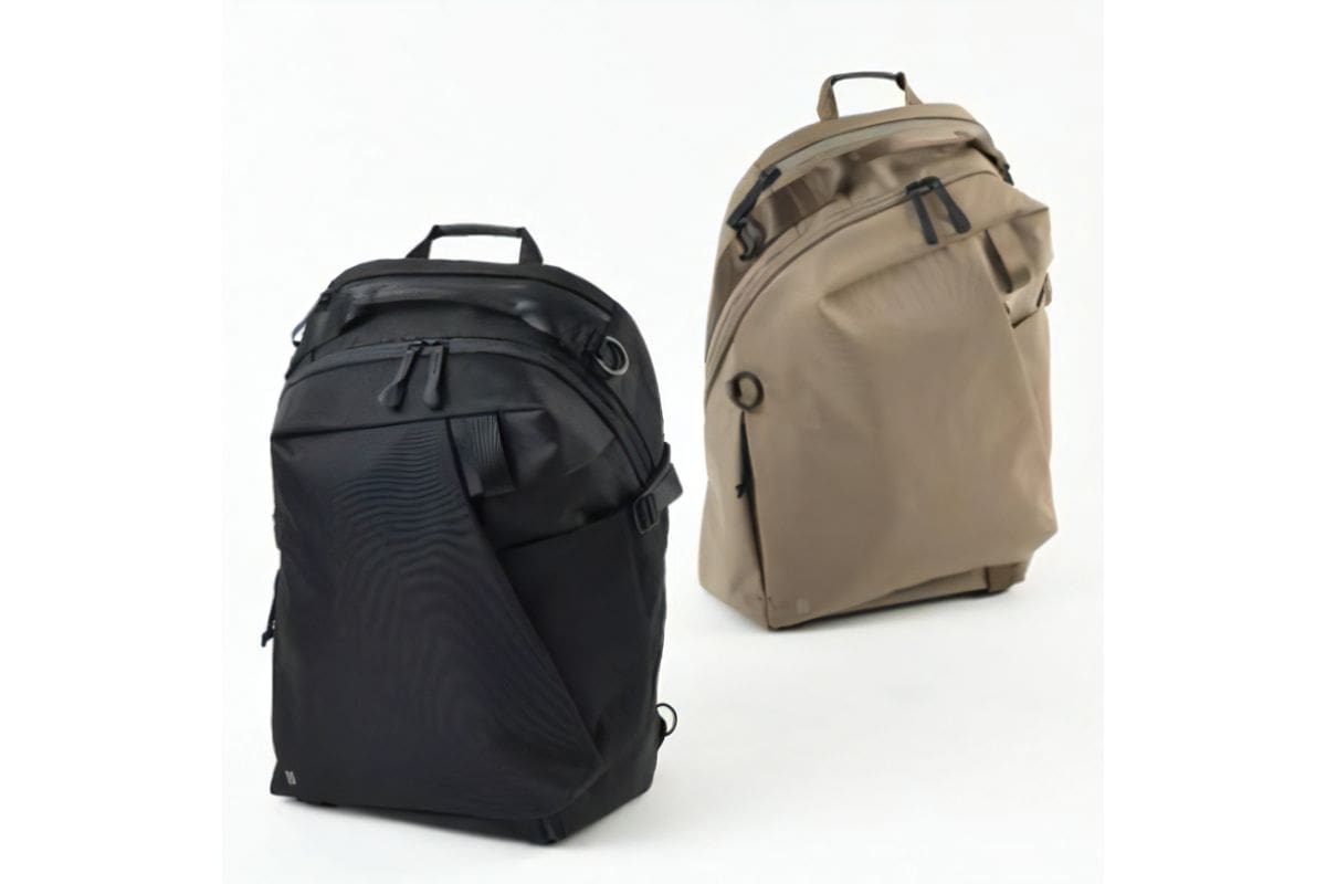 ミレスト「XTREC アシンメトリーバックパック」各¥25,300/本体W420×H490×D150㎜、メッシュパッドW270×H430×D30㎜/980g/約24ℓ/2色展開