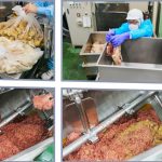 丸鶏＋ニンニク＋ショウガをざくざく細断