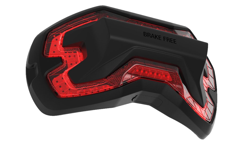 視認角度は120°で、見落としにくくなっている