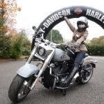 今回「スキルライダートレーニング」に参加してくれた女性ライダーのまぁちんさん。