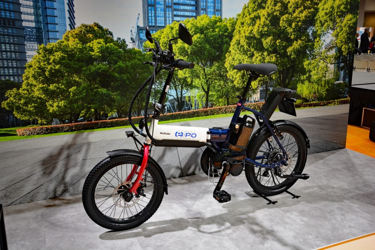 コンパクト＆超軽量な折りたたみ式EVモデルの「e-PO」