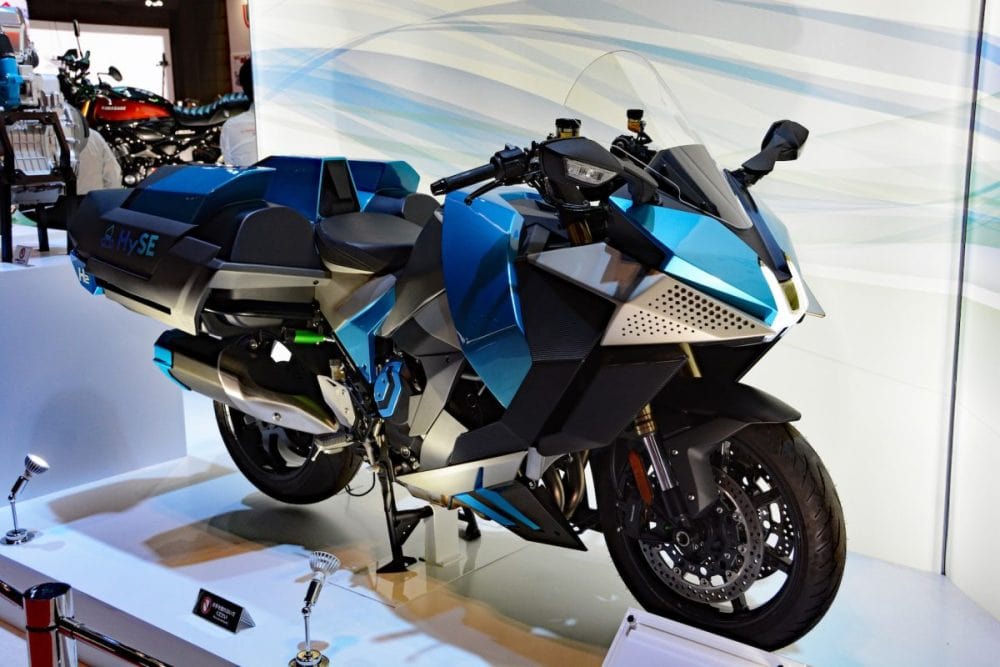 カワサキのカーボンニュートラルのアイコン「水素エンジンモーターサイクル 」