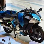 カワサキのカーボンニュートラルのアイコン「水素エンジンモーターサイクル 」