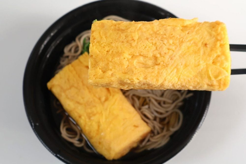 だし巻き玉子のサイズは5×10㎝！