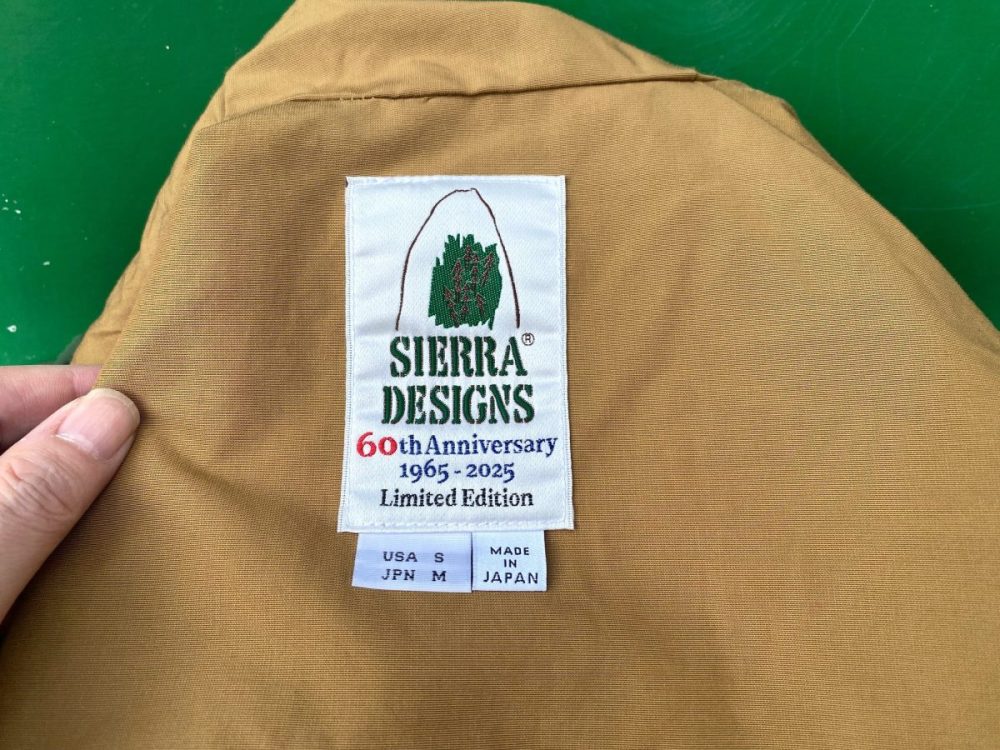 シエラデザインズ 60th アニバーサリーマウンテンパーカー