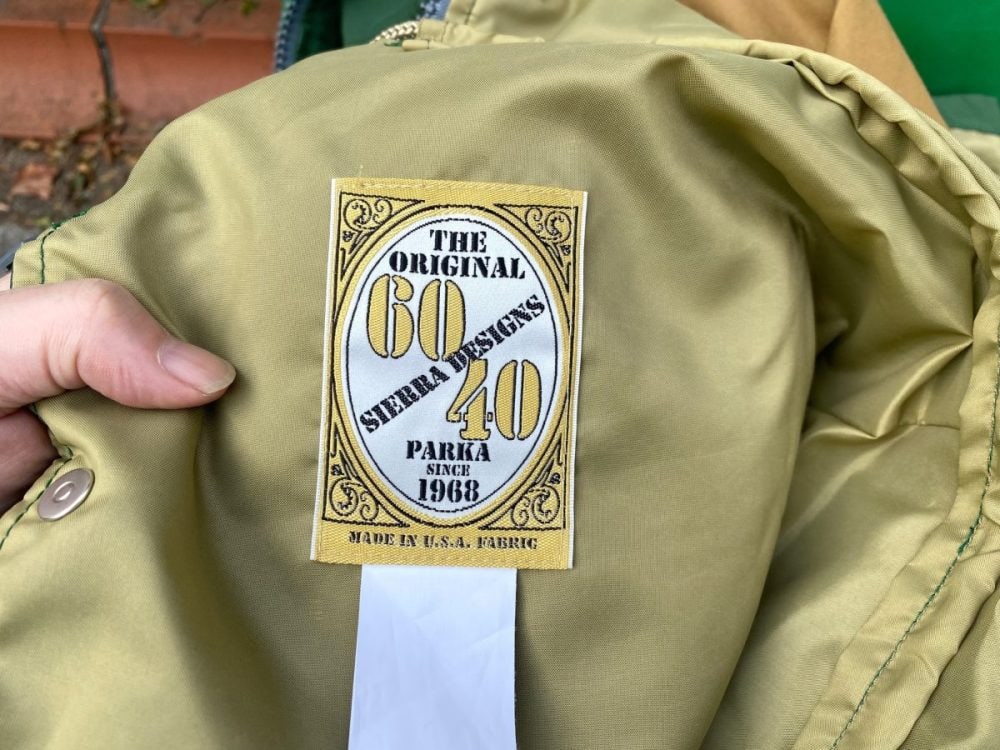 シエラデザインズ 60th アニバーサリーマウンテンパーカー 