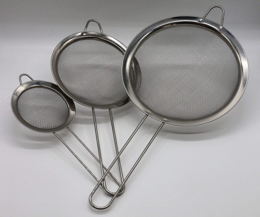 ハンドル付き極細ワイヤーストレーナー 3点セット（87円）