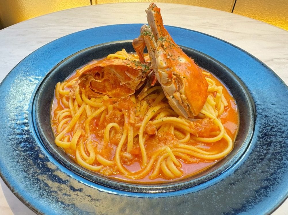 渡り蟹のトマトクリーム