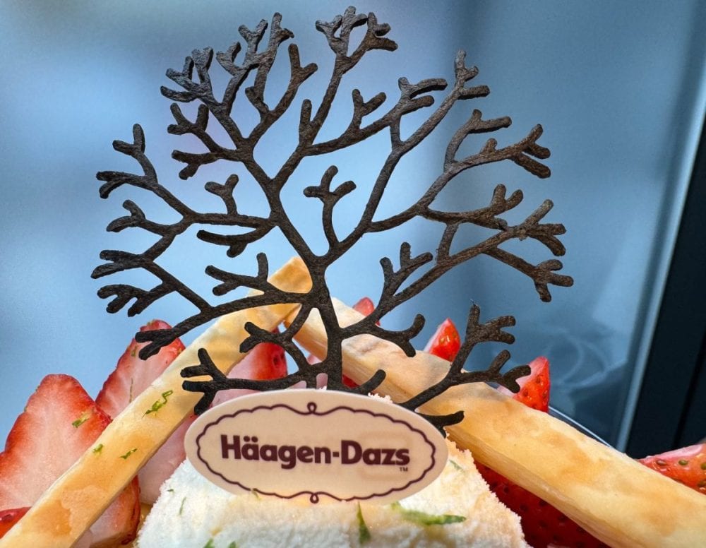 銀座並木通りの街路樹をイメージしたチュイール