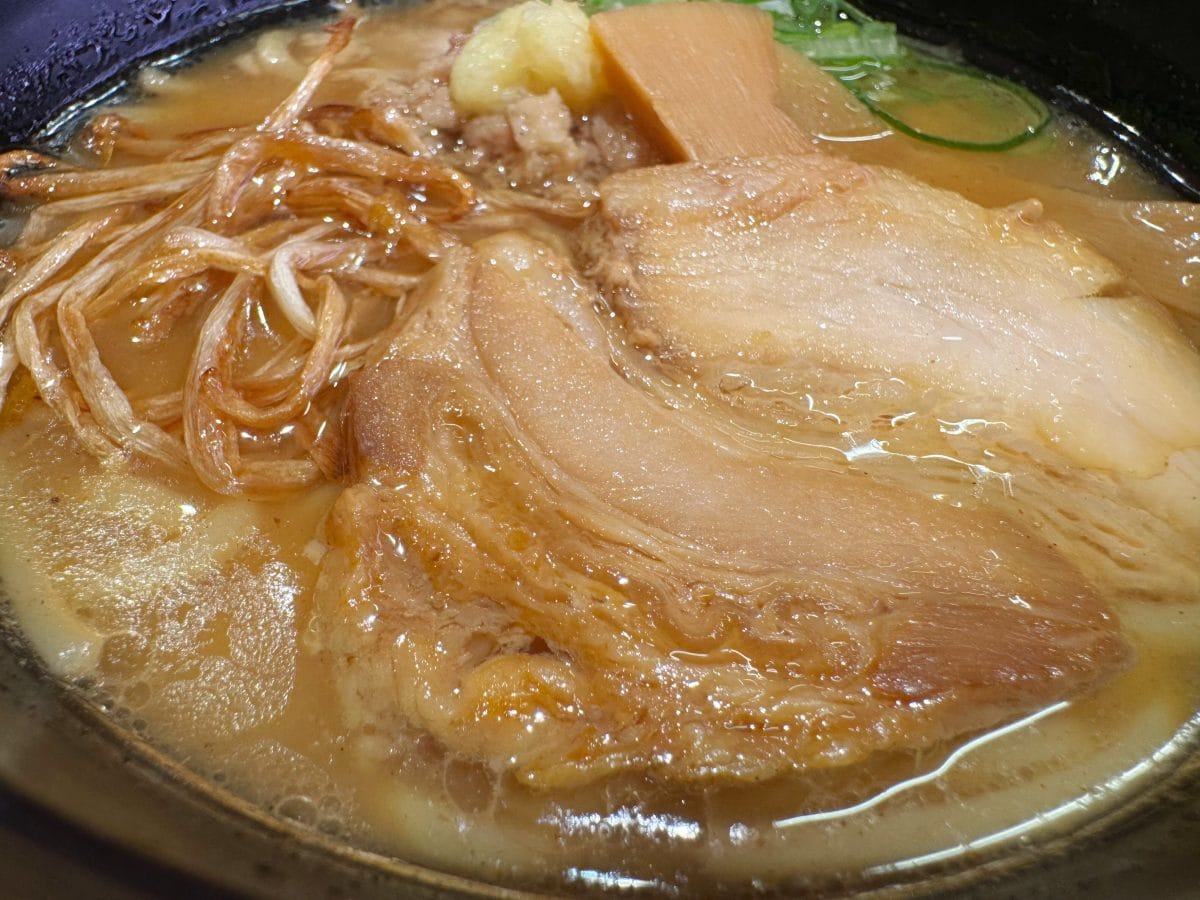 チャーシュー・メンマ・ねぎ・もやし・おろし生姜のトッピング