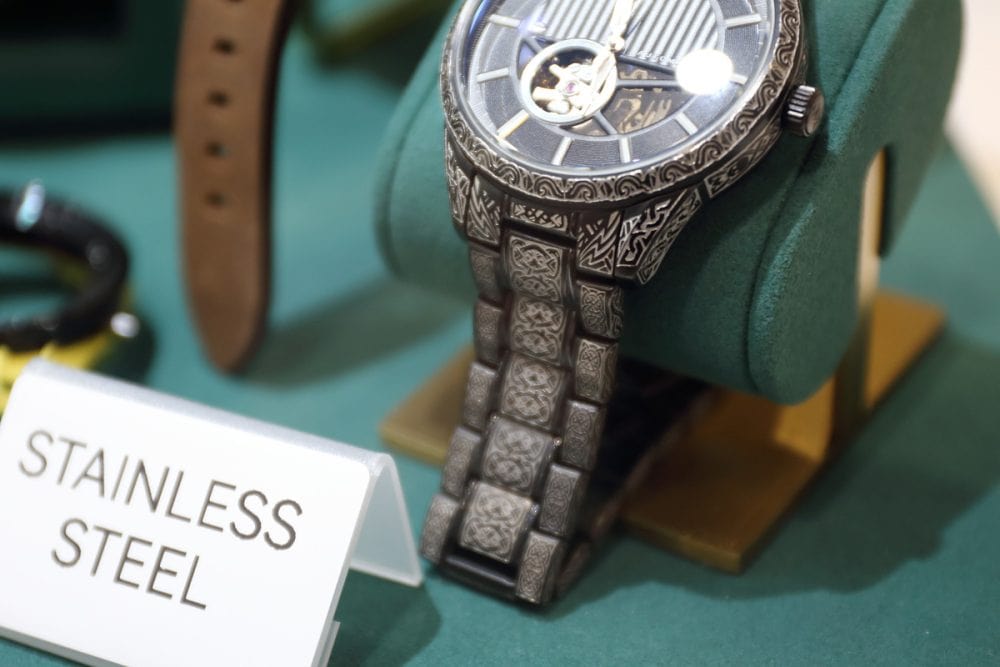 細かな文様を表現したサンプル