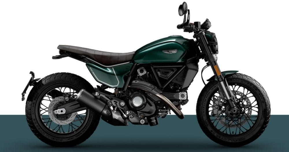 エレガントでシャープな印象を与える魅力的な新色を纏い登場したドゥカティのスクランブラーナイトシフト