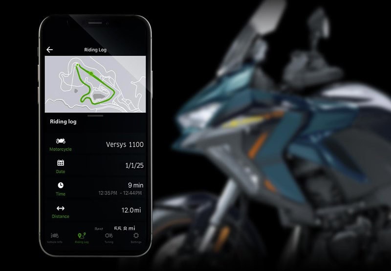 車体とスマートフォンを繋げる接続機能も搭載