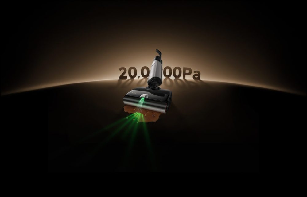 80℃の熱水で床をしっかり洗浄・ニオイ除去し、20,000Paの強力な吸引力で微細なホコリやゴミも逃さない