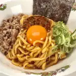 明星食品 明星 麺神 辛旨台湾まぜそば／タレはにんにくのパンチと魚介のコクが効いた濃厚な醤油だれ