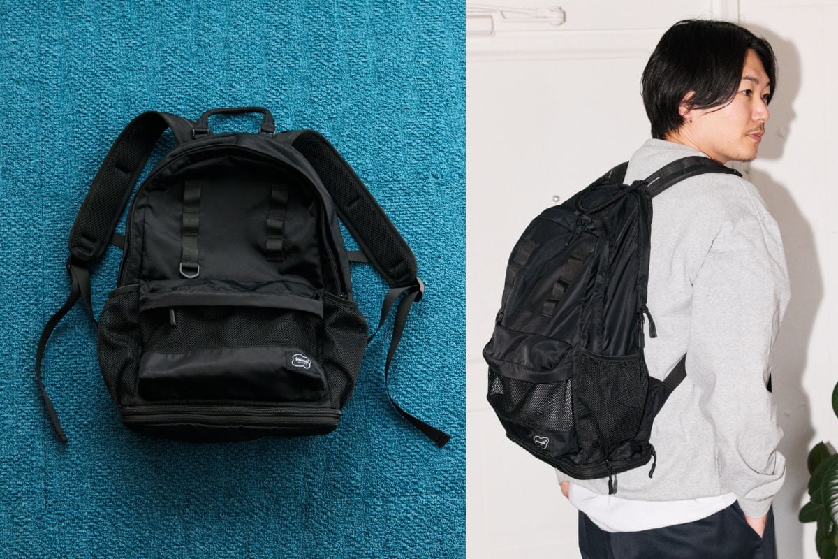 ヨセミテストラップ「EXPANDER BACK PACK」￥12,980／W31.0&times;H44.0&times;D15.0㎝／15インチのMac Book Air収納サイズ