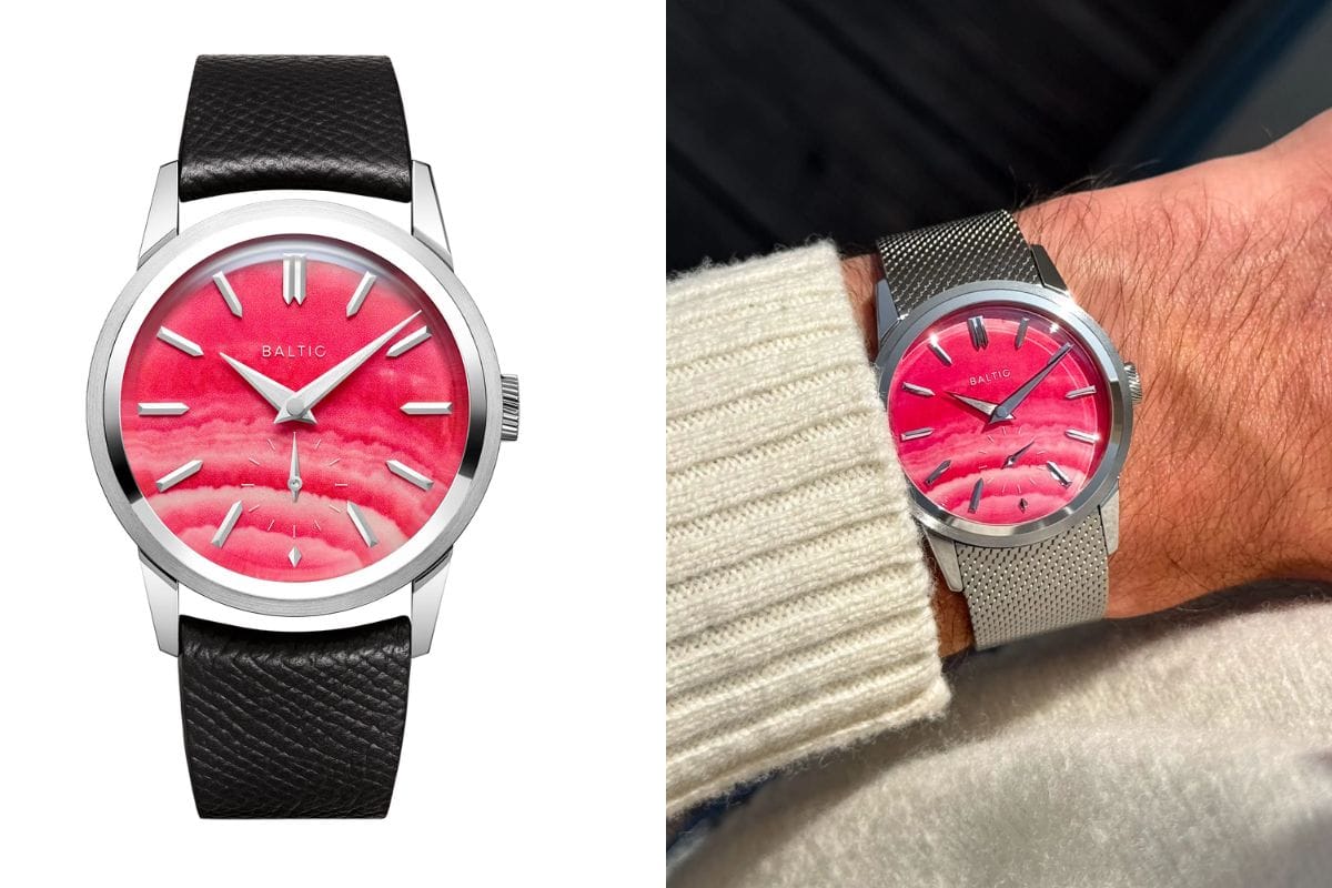 バルチック「プリズミックストーン(BL-Pri-StonePA-SCB)」¥275,000/手巻/36㎜径/パワーリザーブ約50時間/3気圧防水