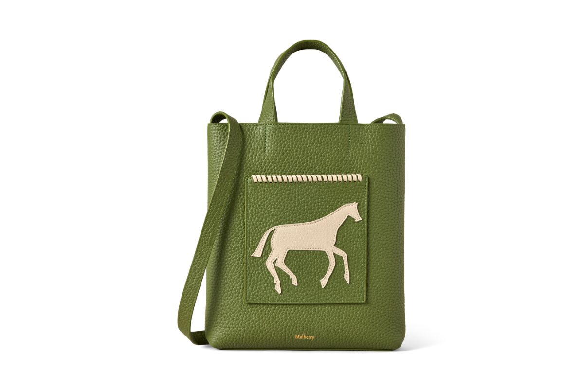 マルベリー「スモール トート - チョークホース」¥138,600/H33.5×W22×D4㎝