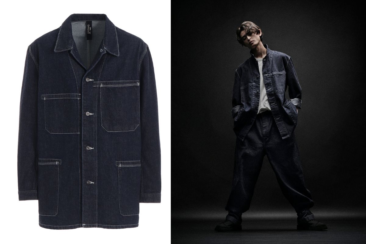 Ground Y × エドウイン「カバーオール(インディゴデニム)」¥46,200