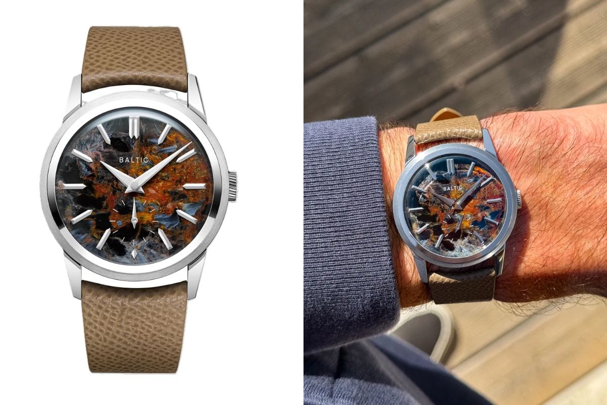 バルチック「プリズミックストーン(BL-Pri-StonePS-SCC)」¥302,500/手巻/36㎜径/パワーリザーブ約50時間/3気圧防水