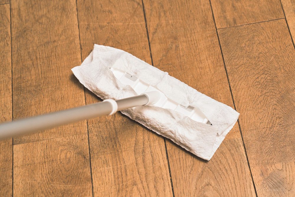 掃除しにくい玄関が簡単にピカピカになった！