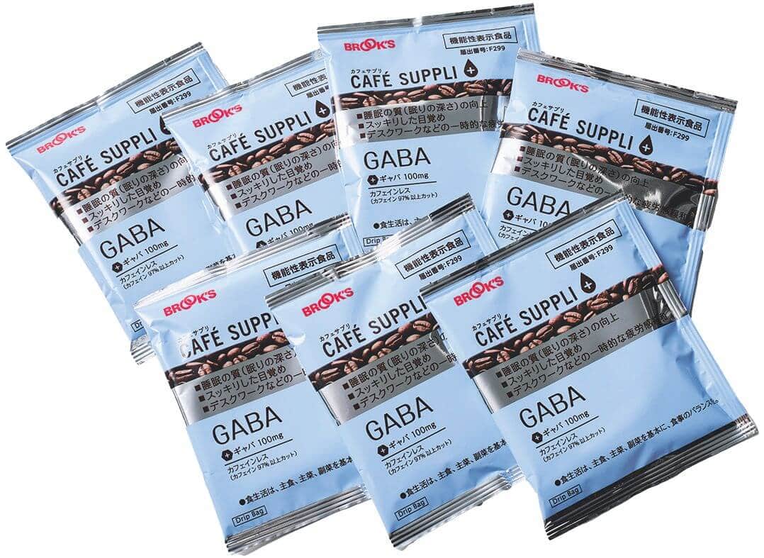 ストレス緩和コーヒー部門　大賞
ブルックス
カフェサプリ GABA 7日間トライアルセット
￥980