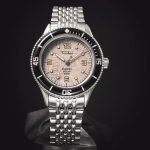 テクネ　マリーンオフショア ソーラー メテオライト ブラックベゼル 5ライスブレス 3H