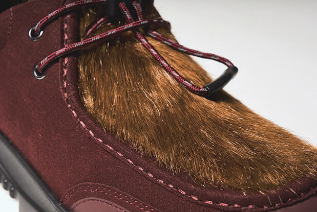 毛足の長いフェイクファー