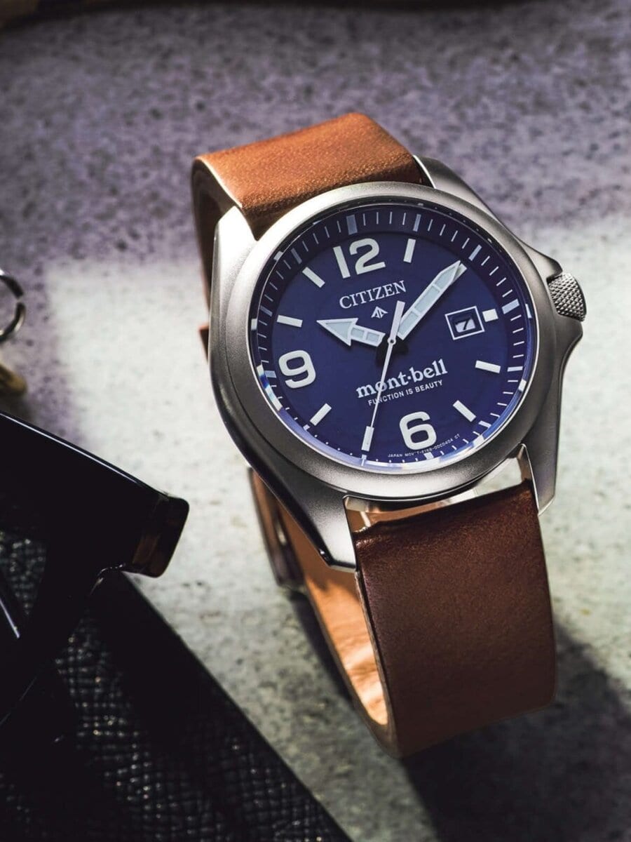 シチズン&times;モンベル　プロマスター 革バンドモデル
