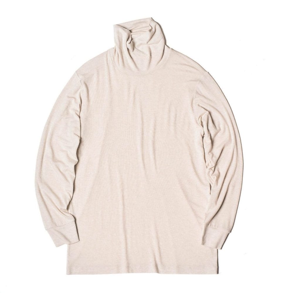 ユニクロ:C 極暖ヒートテックカシミヤブレンドタートルネックT/9分袖