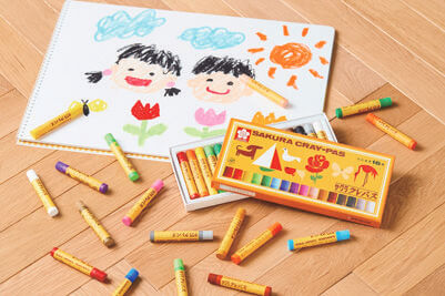 サクラクレパス クレパス太巻16色　「初登場は1925年！」