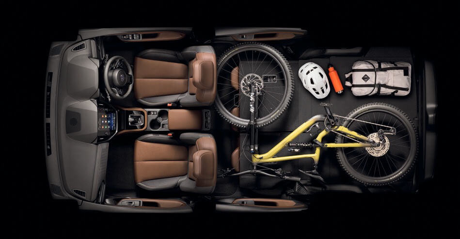 広大な車内空間を確保